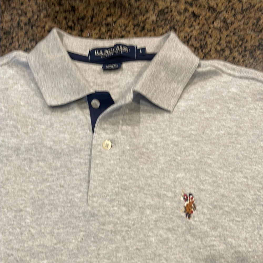 U.S. Polo Assn. Light Gray Polo Shirt